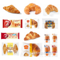 Croissant chleba pytel plynu splachovací těsnící stroj